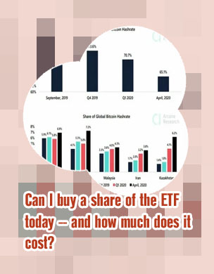 How much is a share of bitcoin